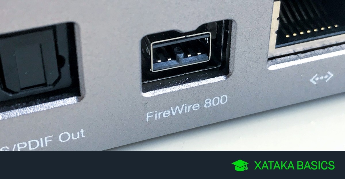 Puerto FireWire en un equipo